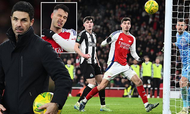 Arteta shockingly blames ball for Carabao Cup loss to Newcastle